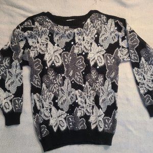 Vintage Black and gray Sweater